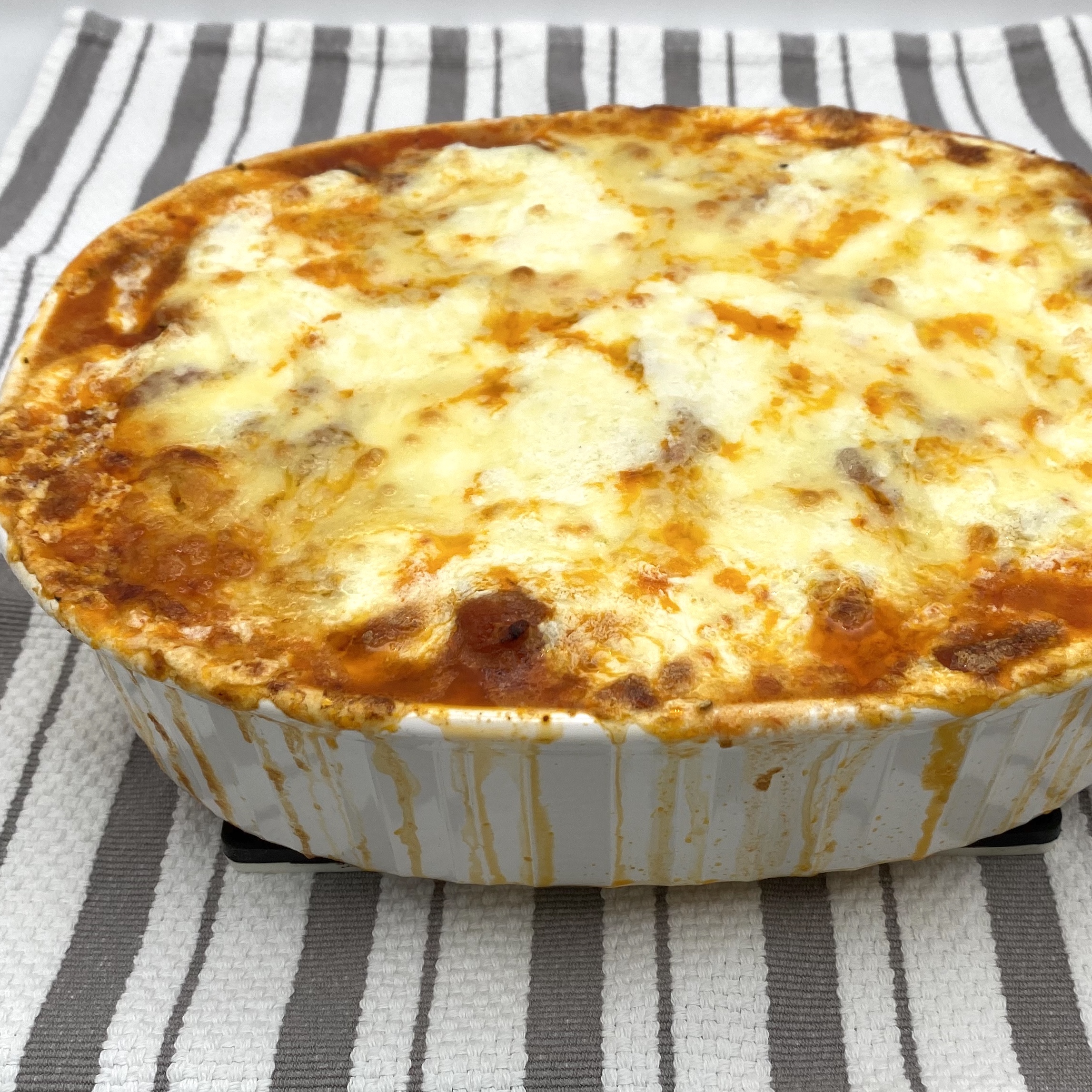 Mac and Cheese Turkey Lasagna