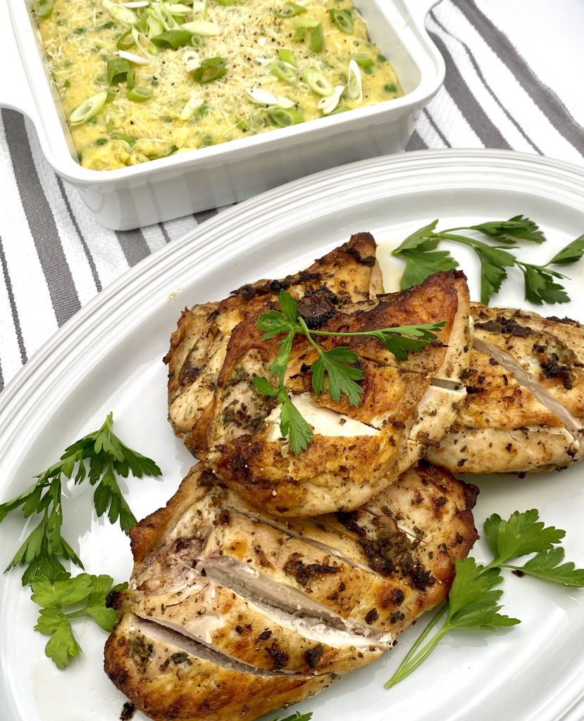Baked Chicken Breasts Mediterranean Spices