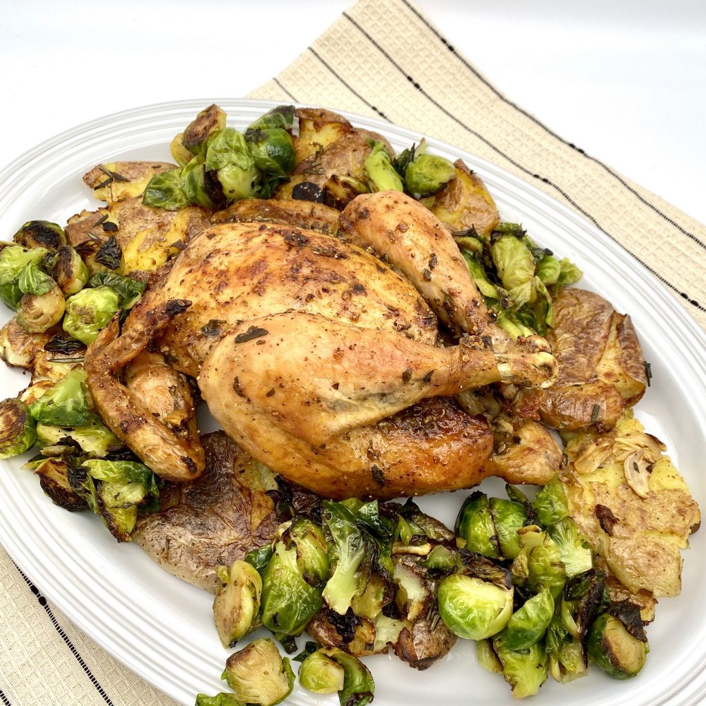 Nutmeg, Tarragon Roasted Chicken