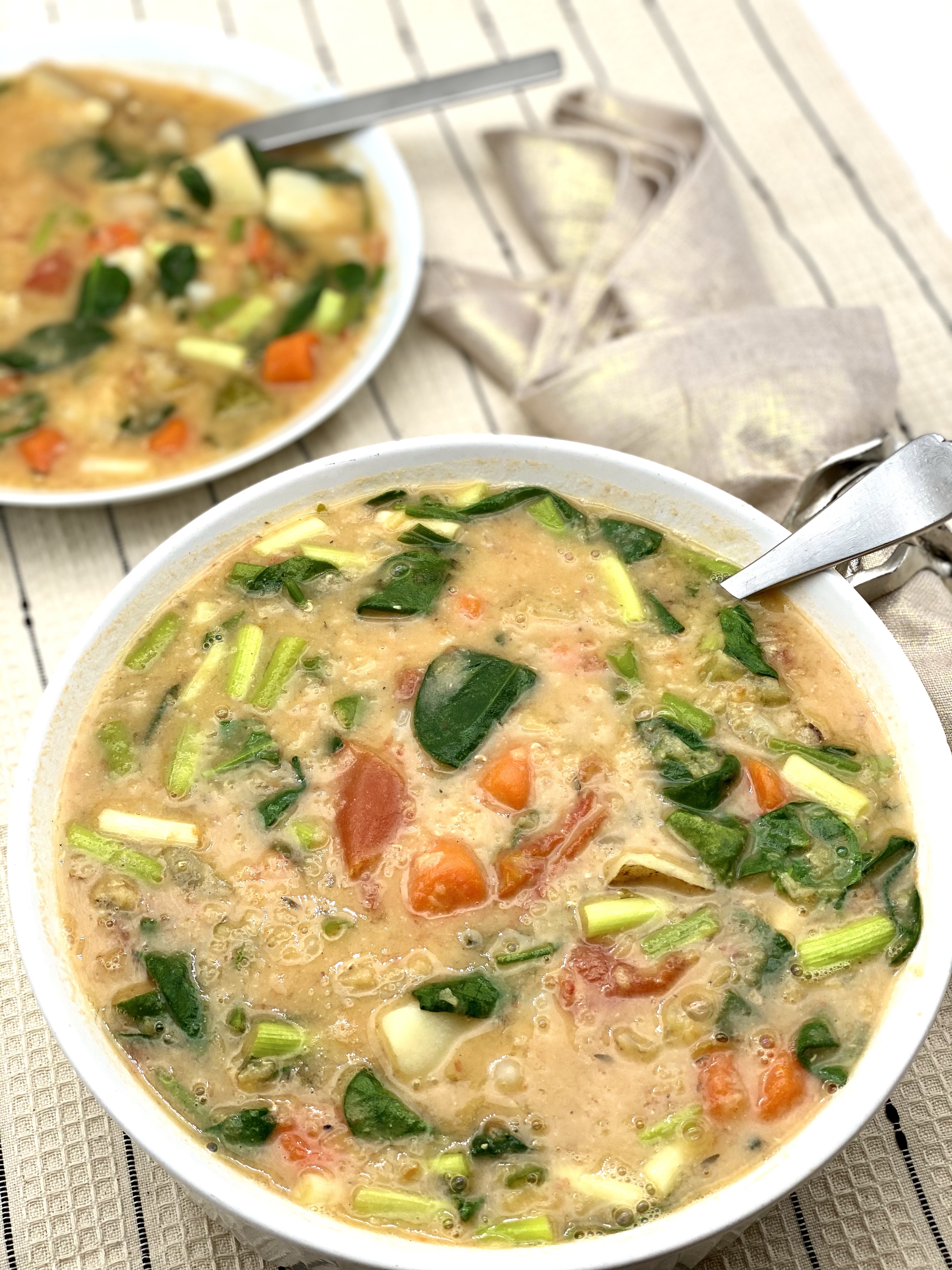 Lentils Veggies Miso Soup