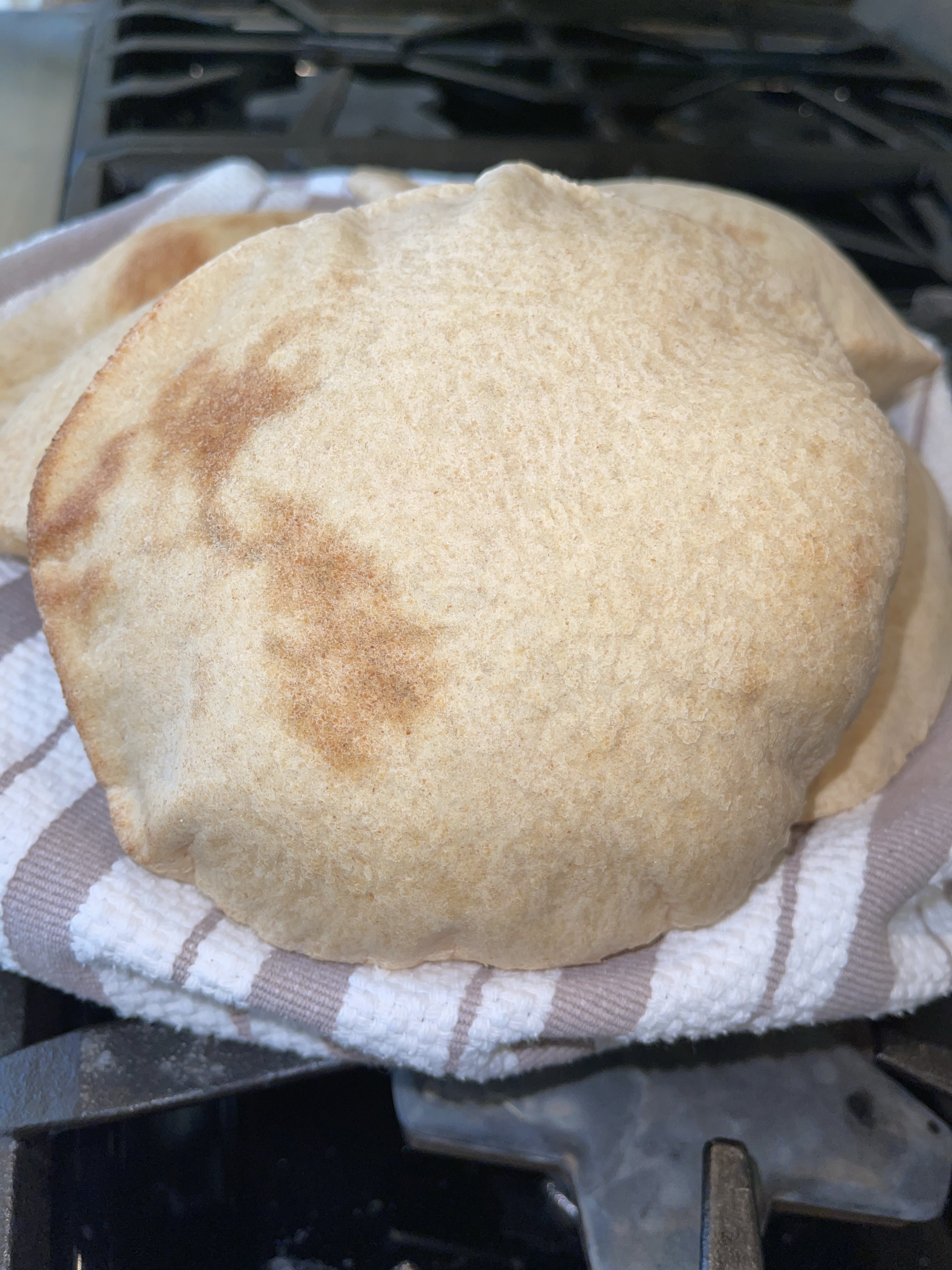Whole Wheat Pita Breads