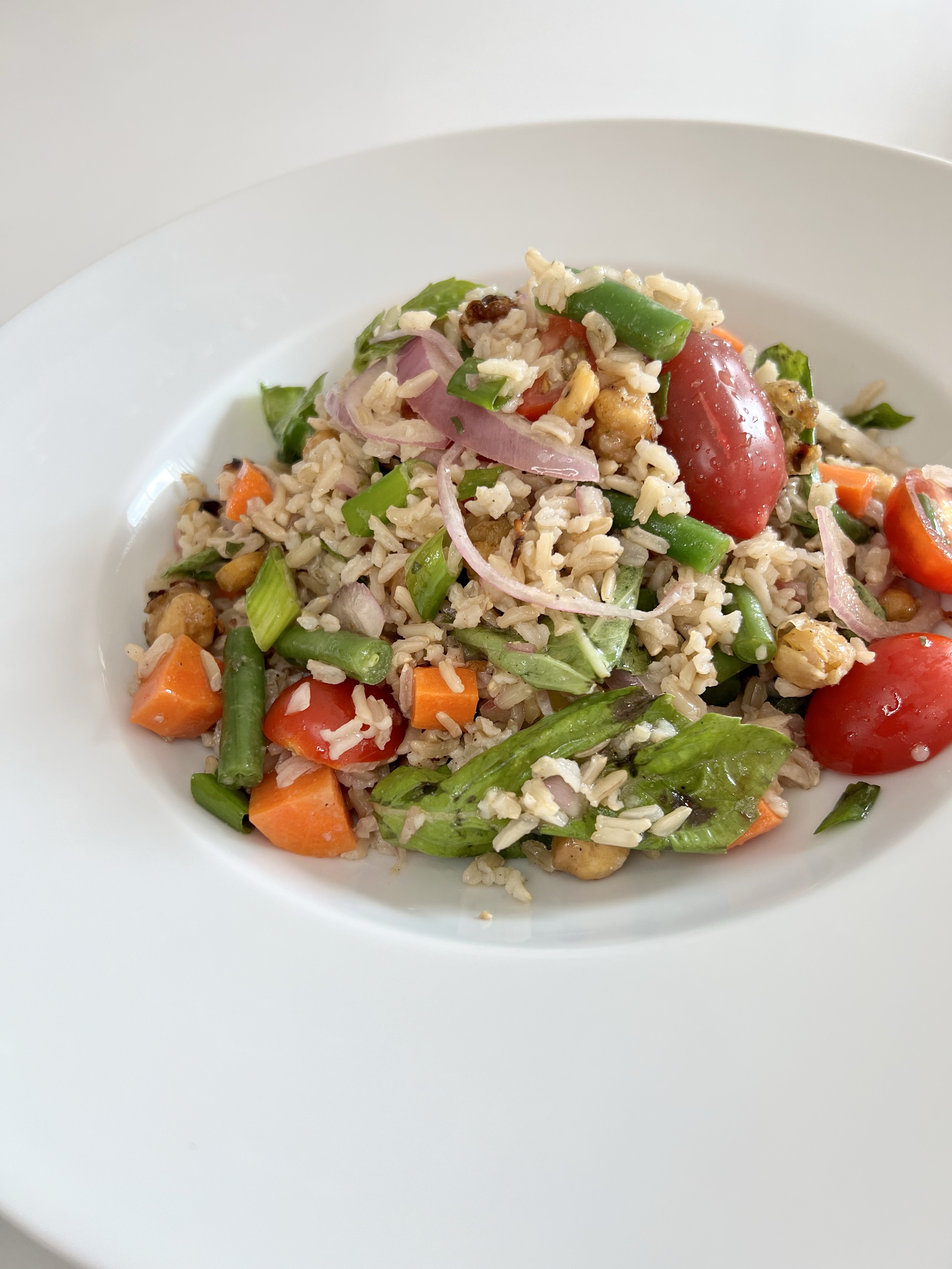 Brown rice salad