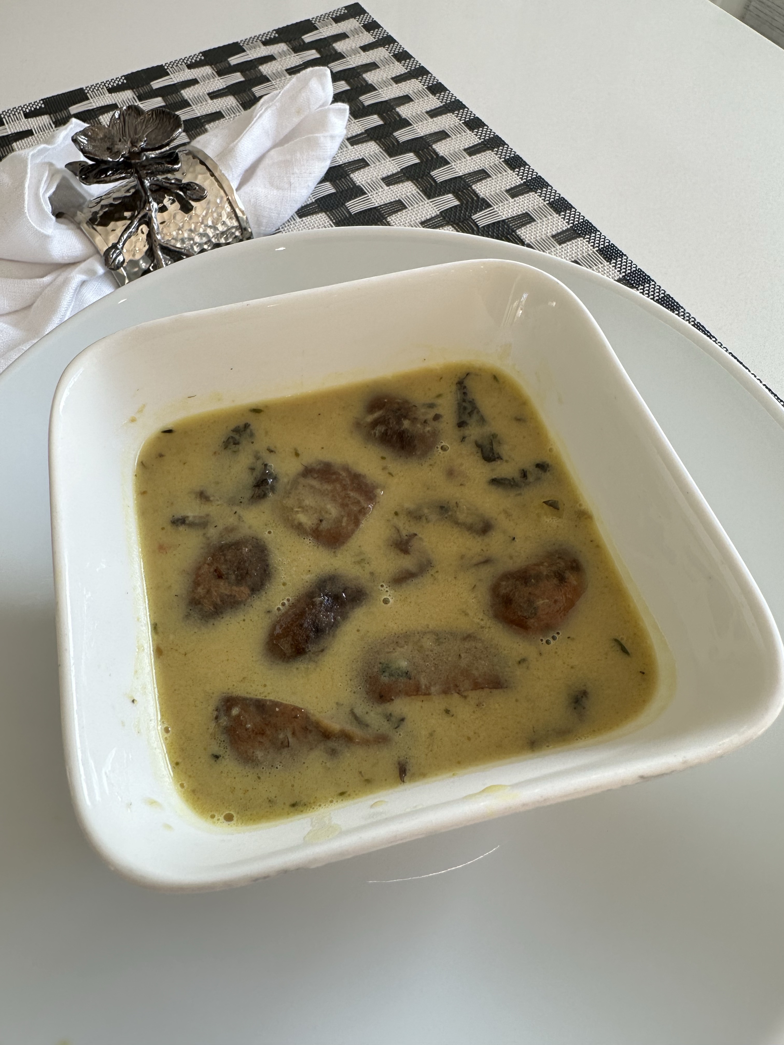 Mushrooms White Bean Soup