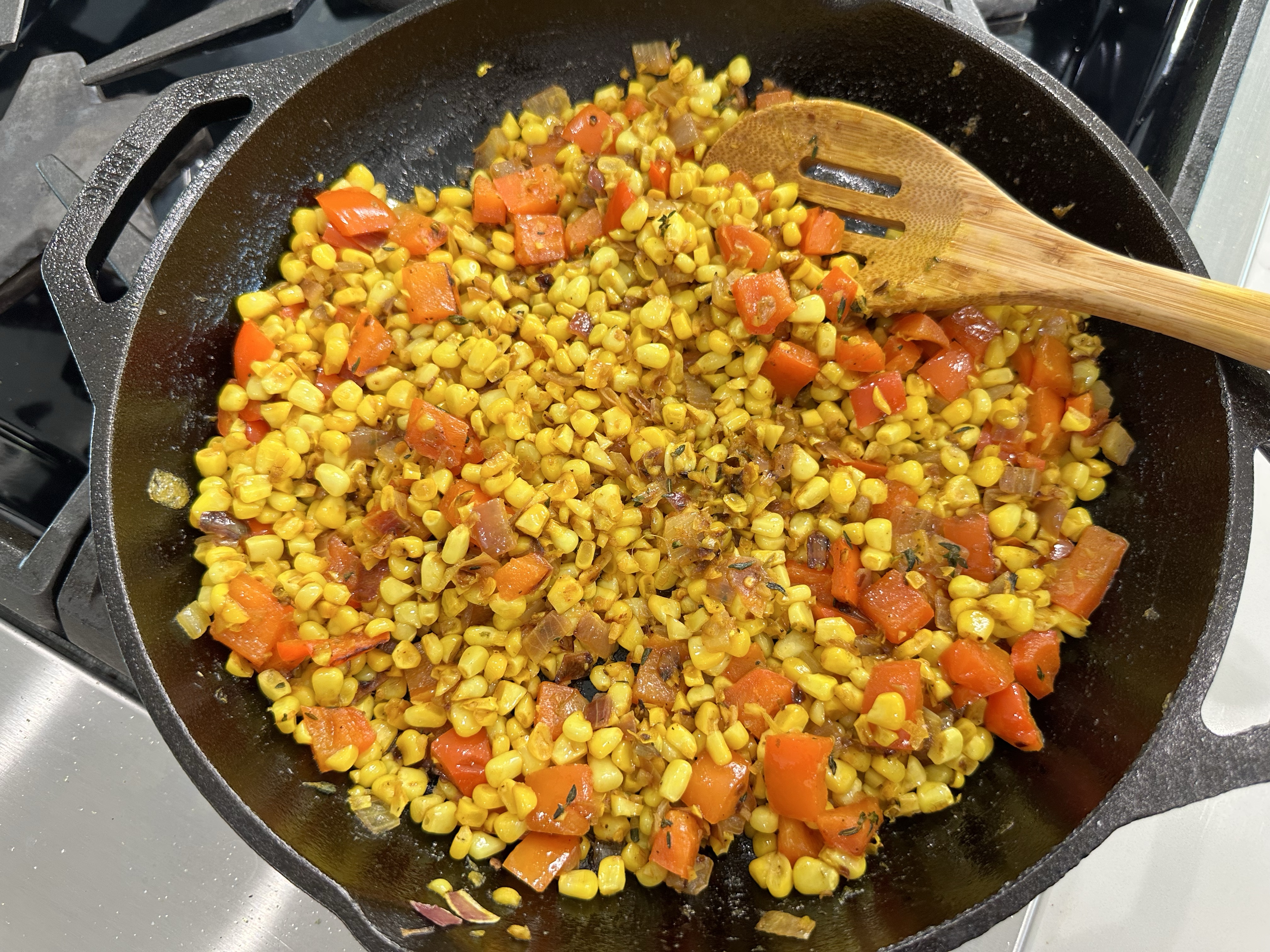 Turmeric Spiced Sautéed Corn