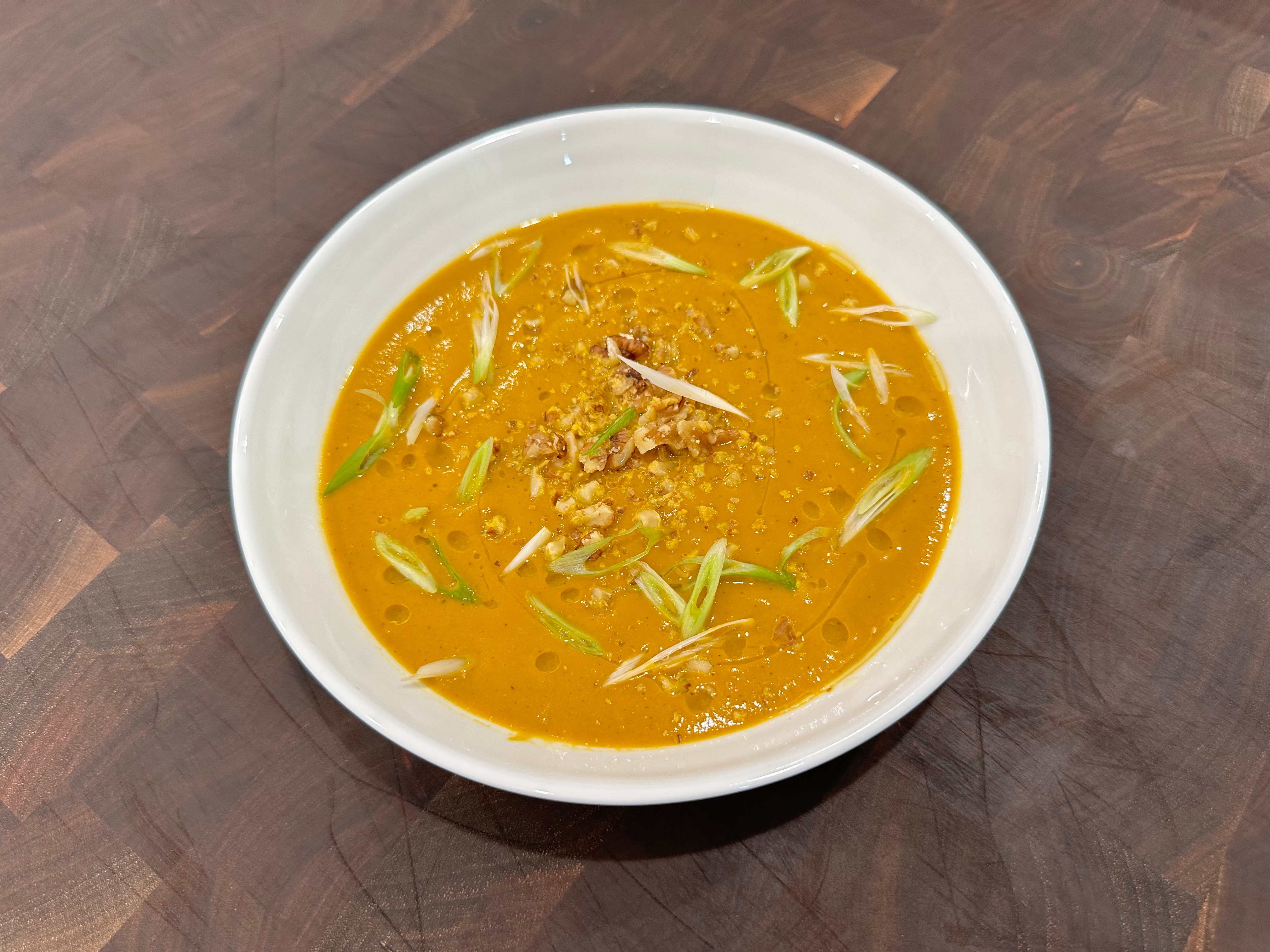 Roasted Carrots Tomatoes Soup