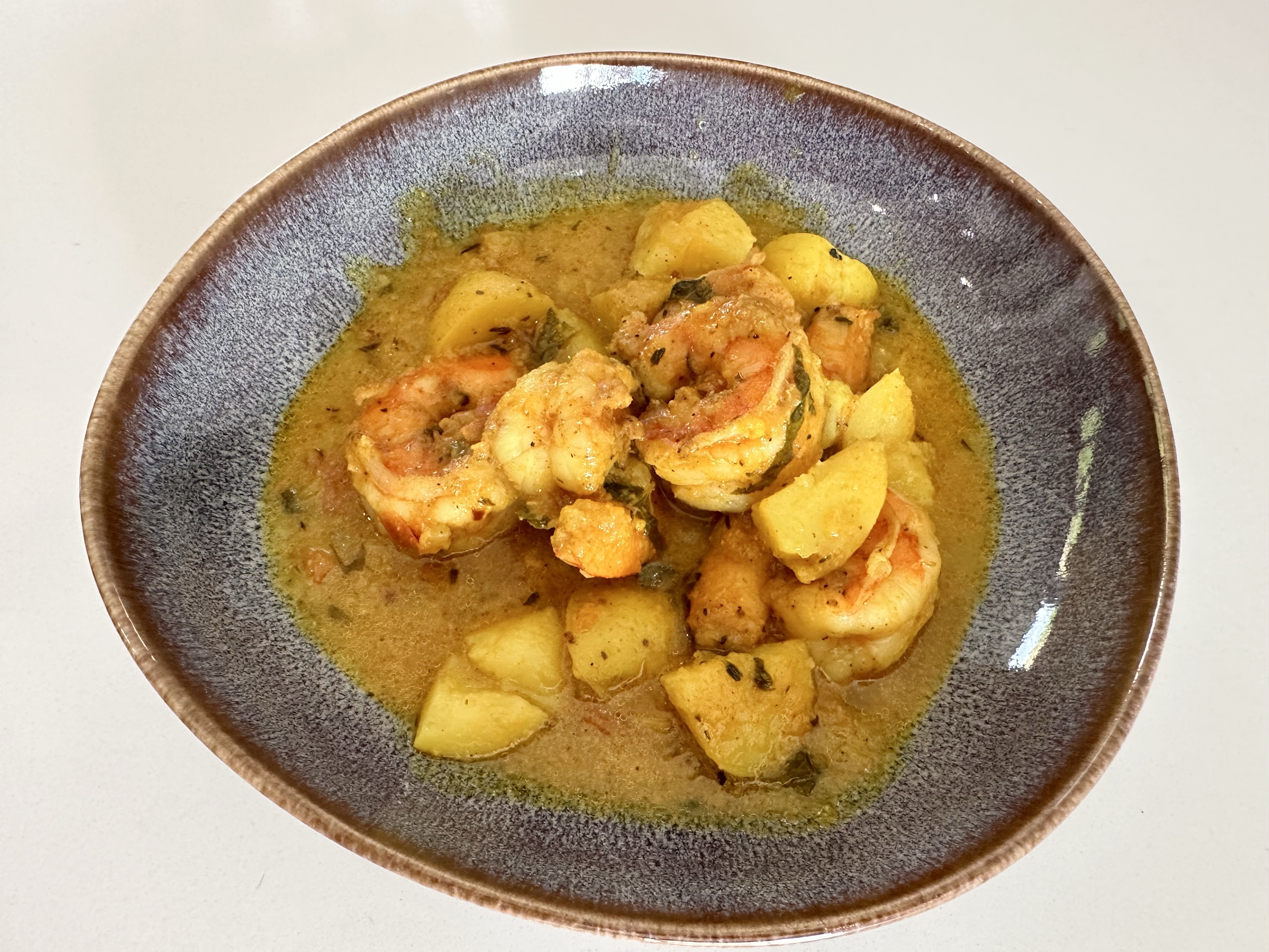 Turmeric Harissa Spiced Shrimps