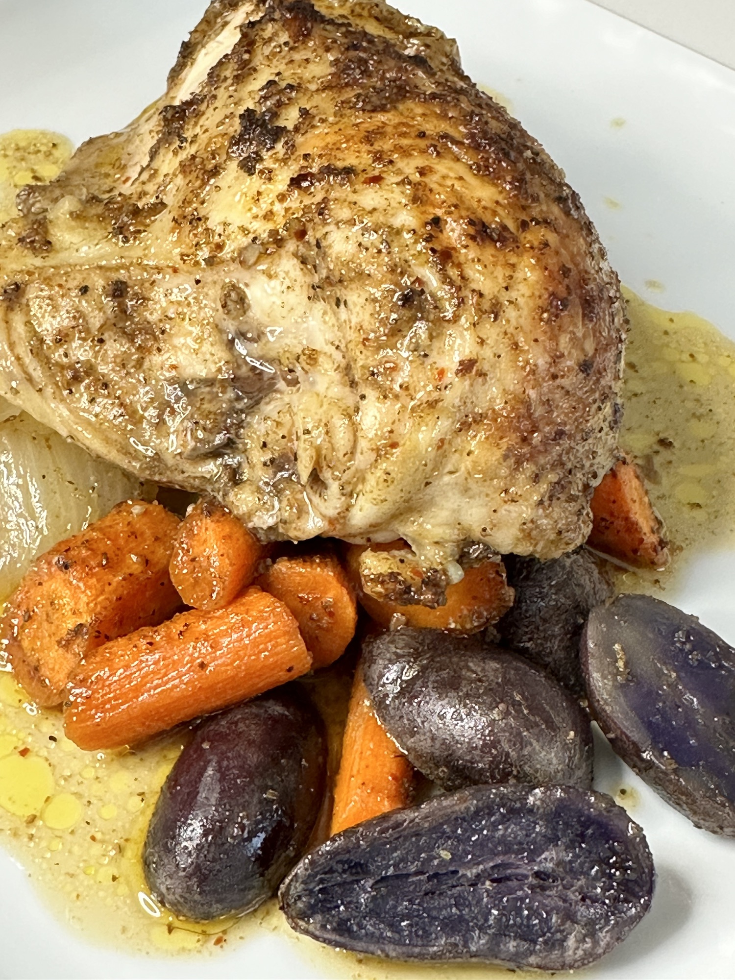 Roasted Chicken Breasts with Vegetables - one pan recipe