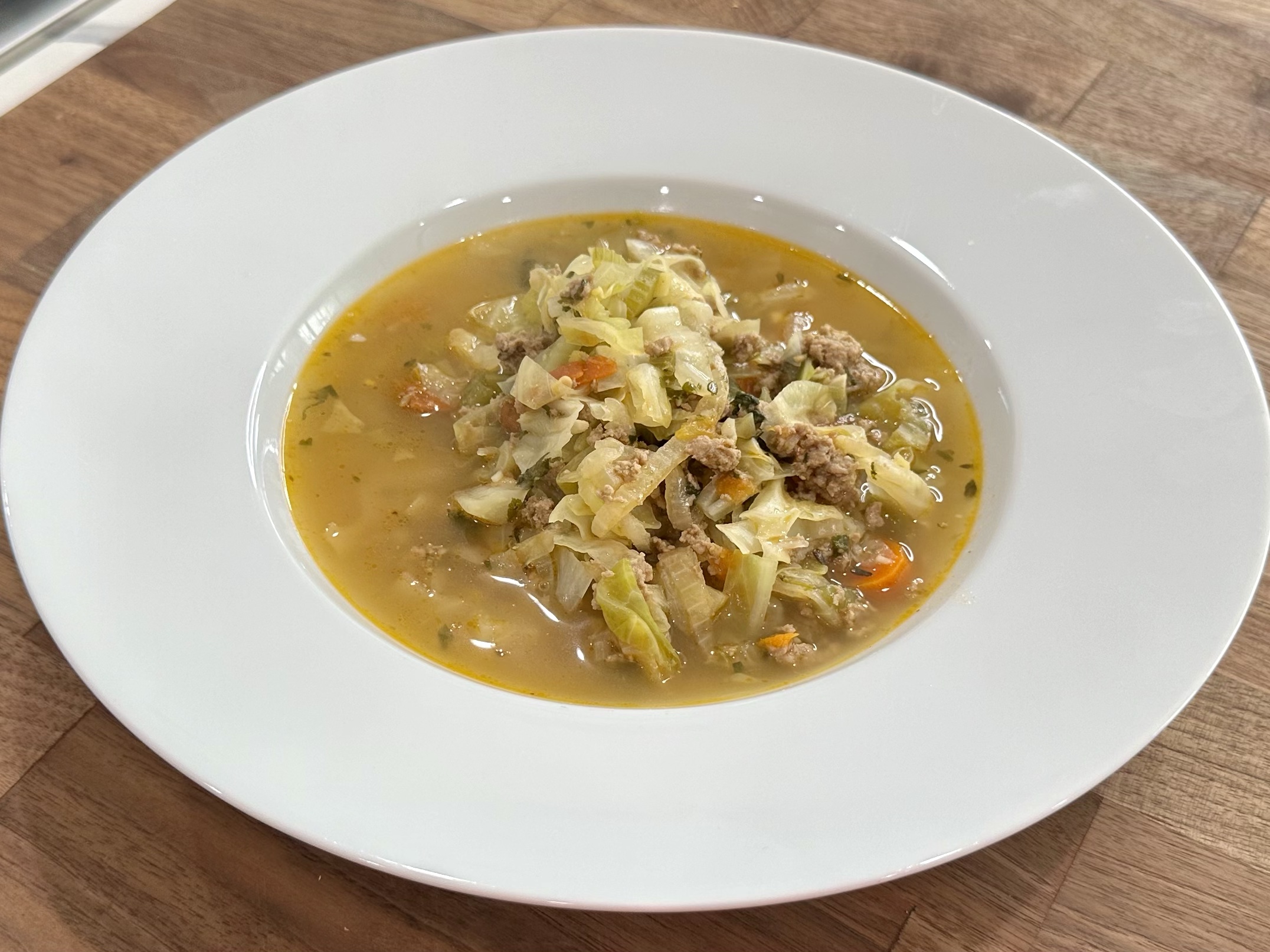 Cabbage Turkey Comfort Soup