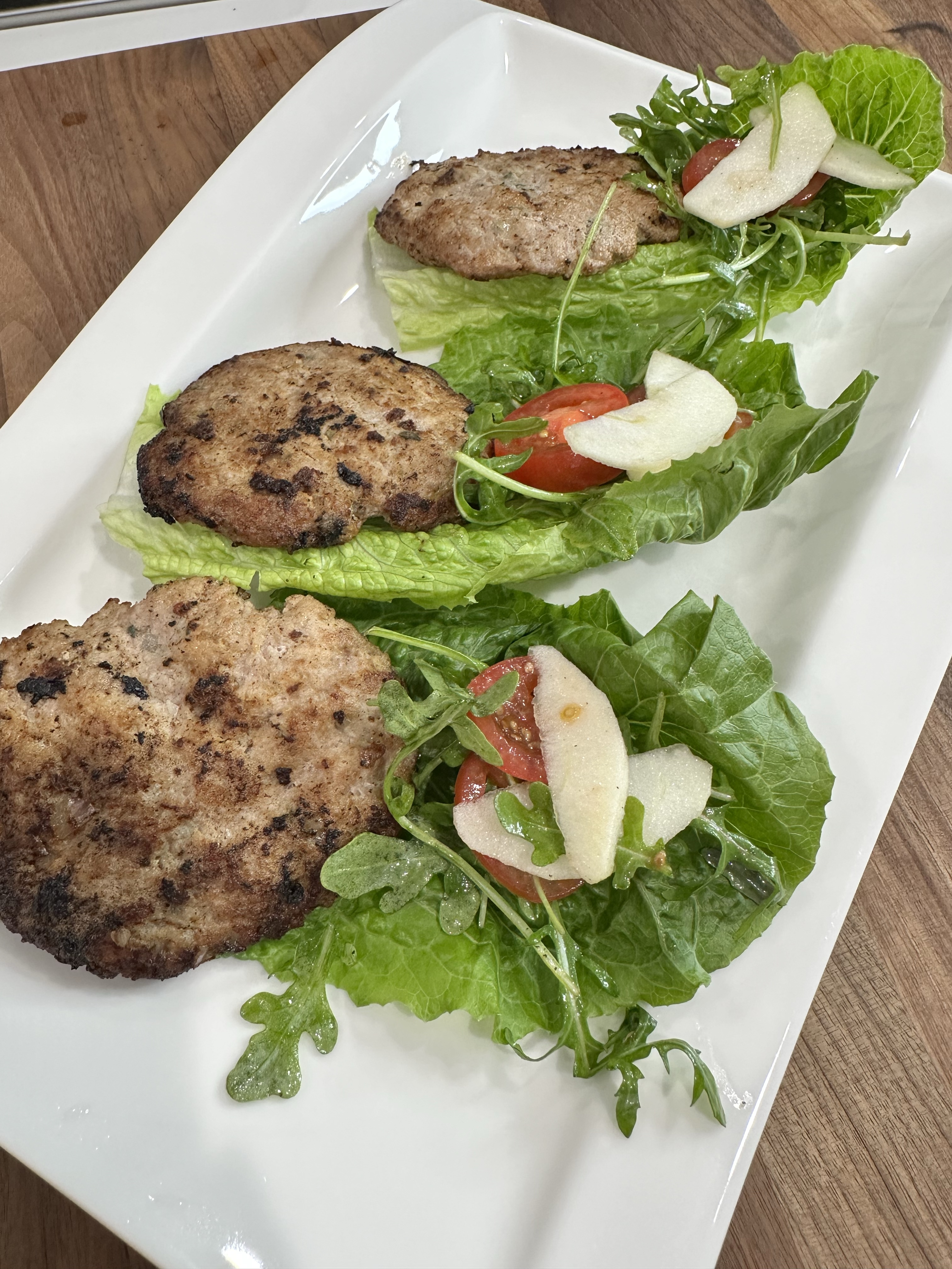 healthy turkey smashed burgers