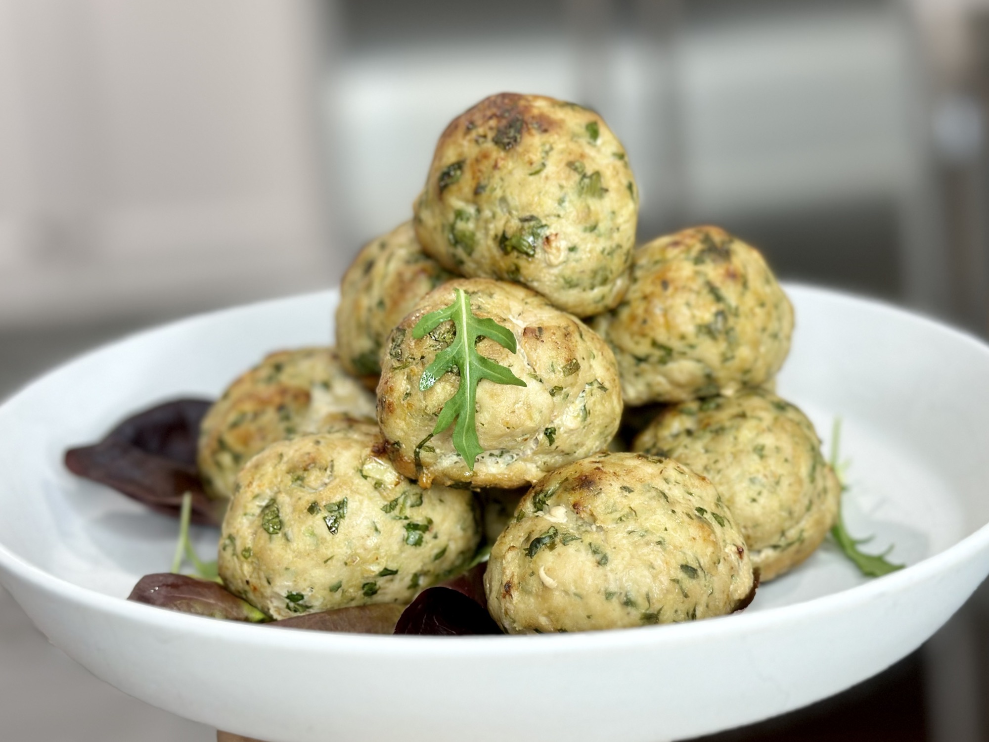 Baked Turkey Meatballs Kofta-Inspired