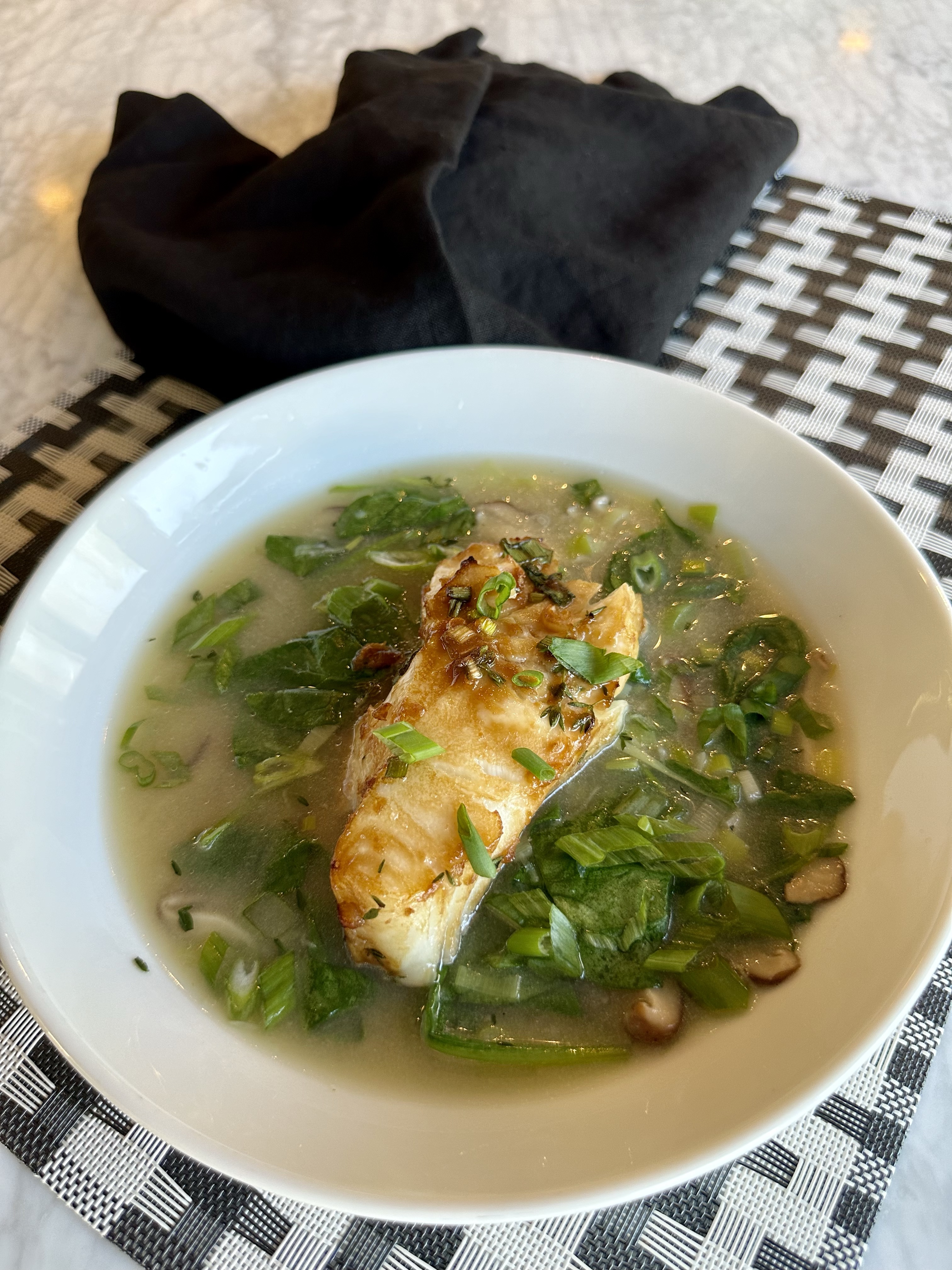 Miso-Marinated Chilean Sea Bass