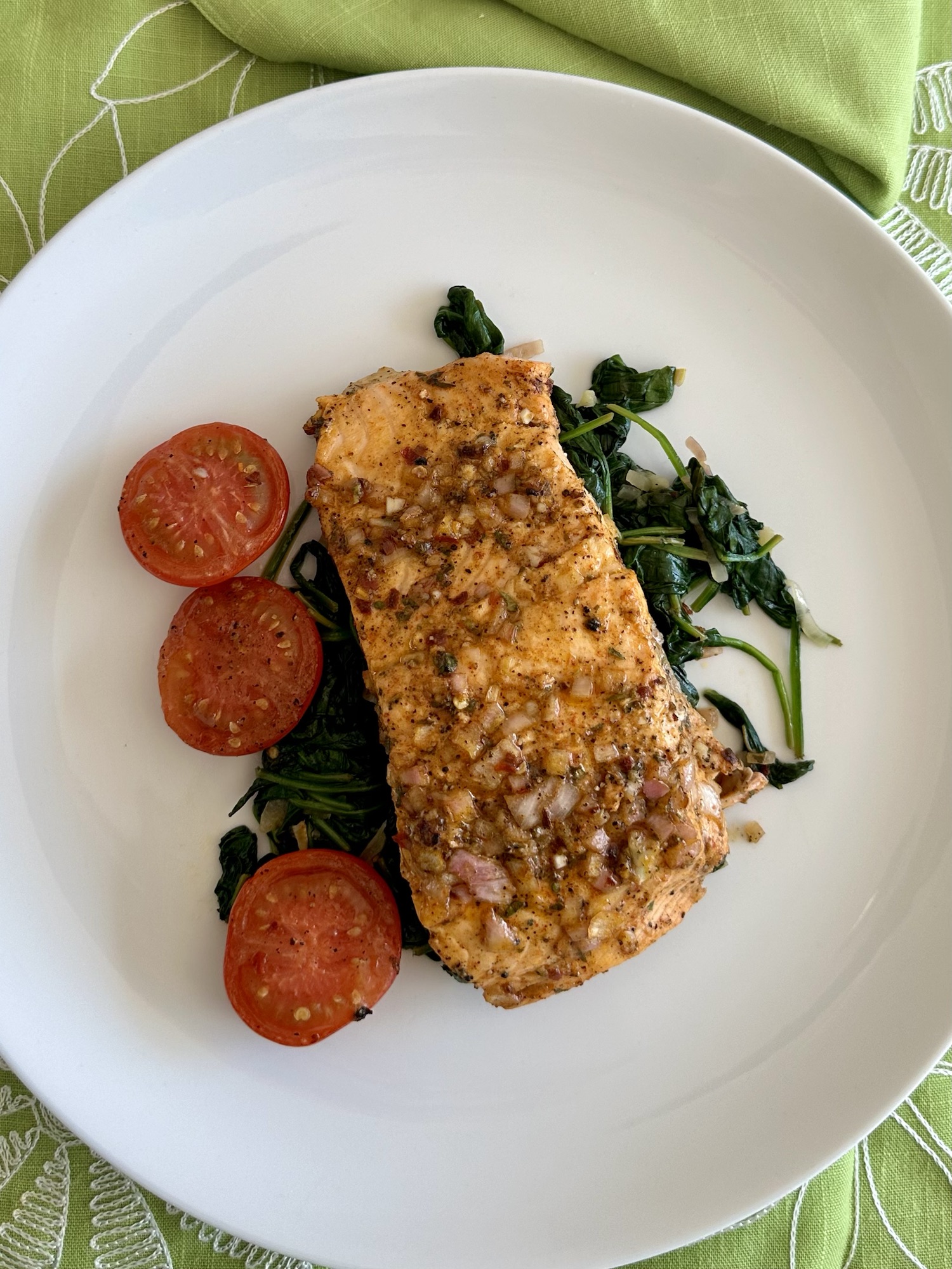 Sheet Pan Baked Salmon
