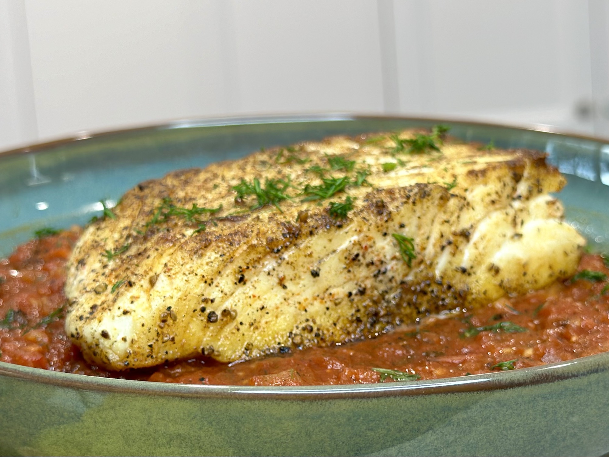 Easy Halibut Fra Diavolo