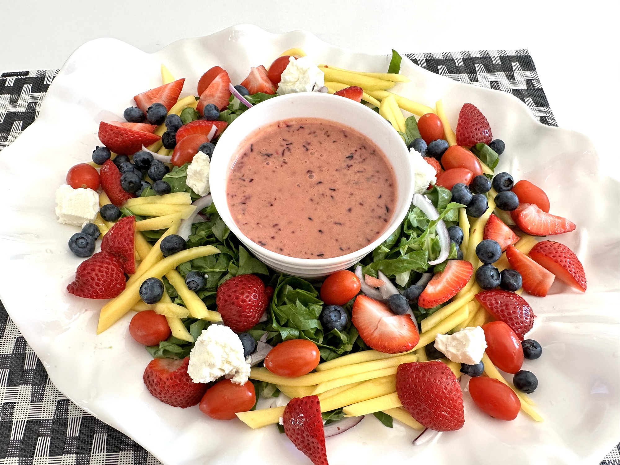 Swiss Chard Fruit Salad