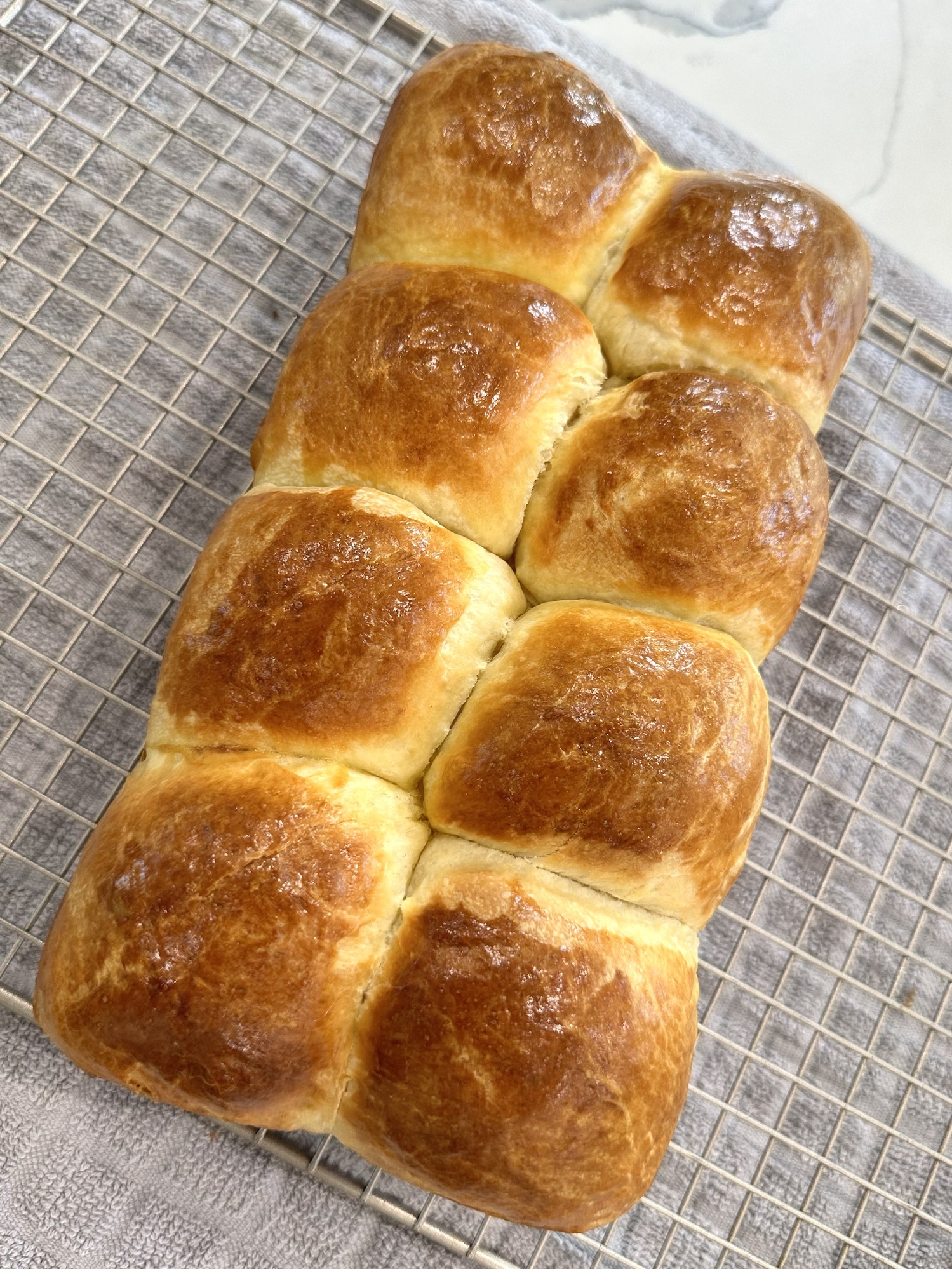 Pull-Apart Brioche Bread