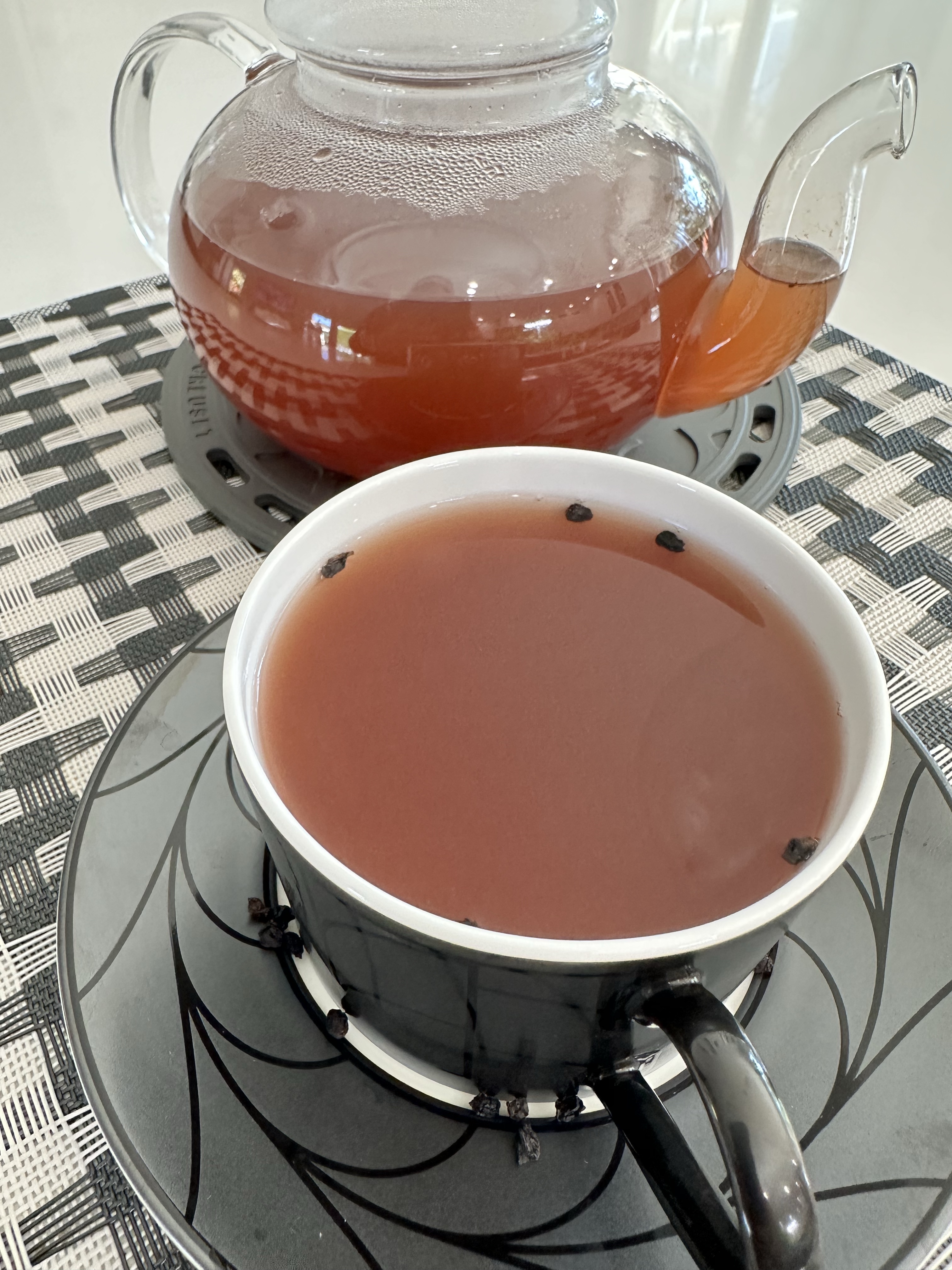 Healthy Elderberries Peach Tea