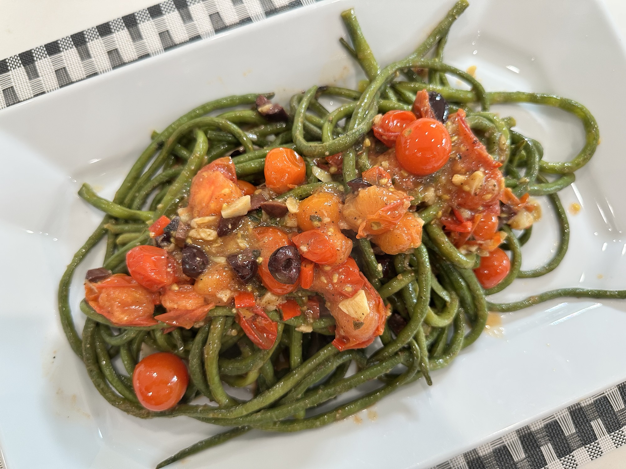 Long Beans with Tomatoes