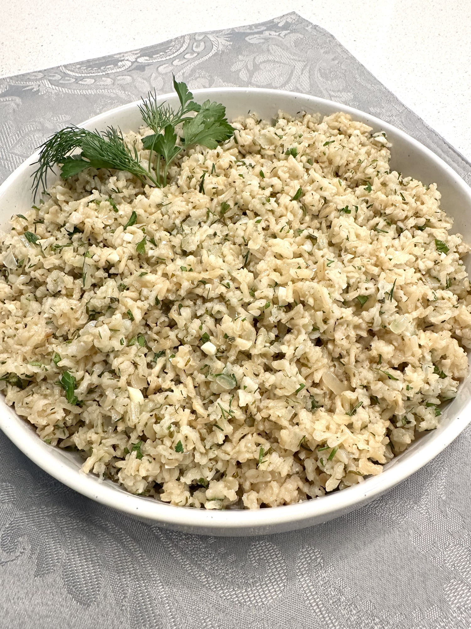 Herbed Lemon Basmati Rice