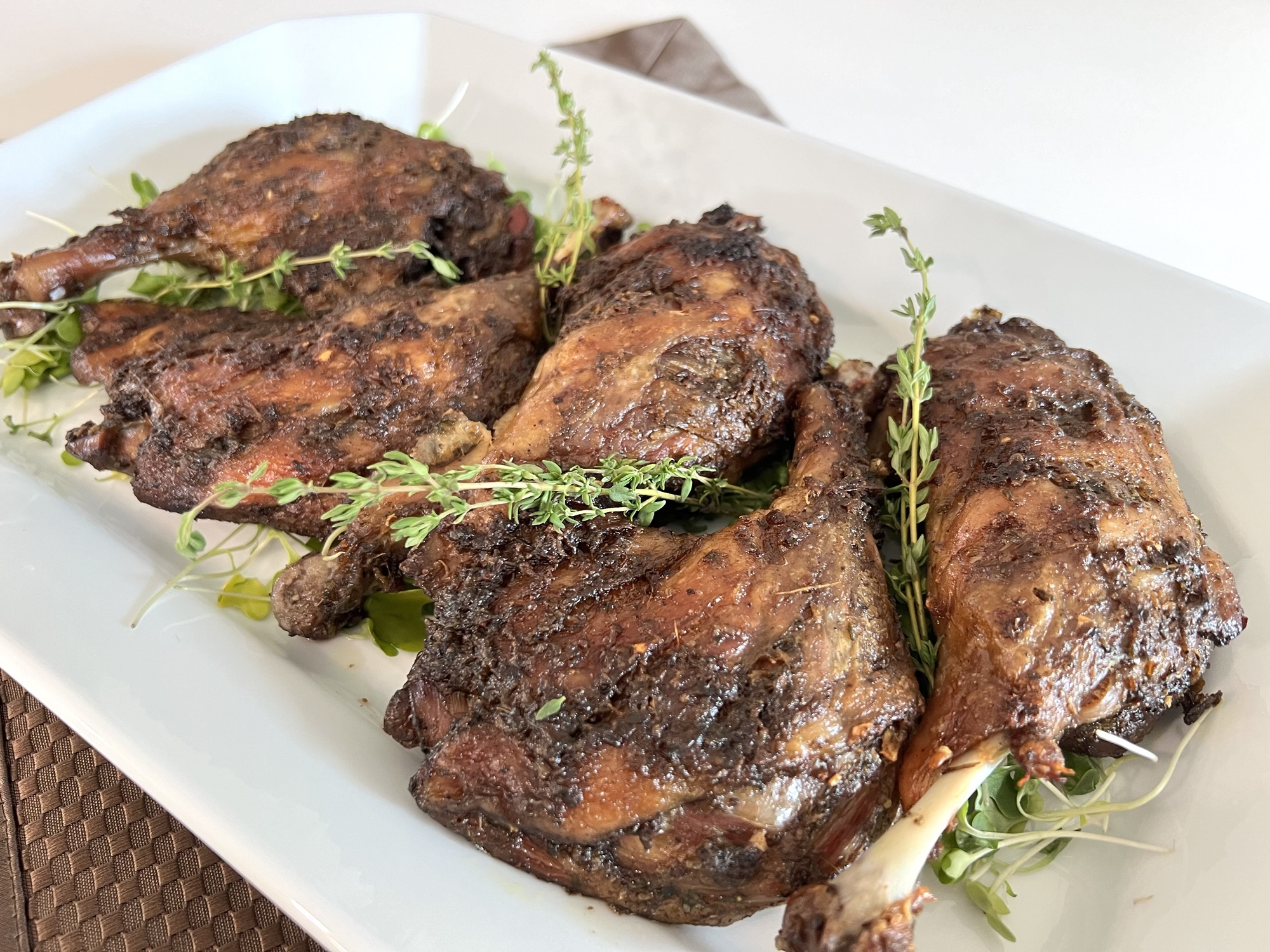 Roasted Crispy-Skin Duck Legs