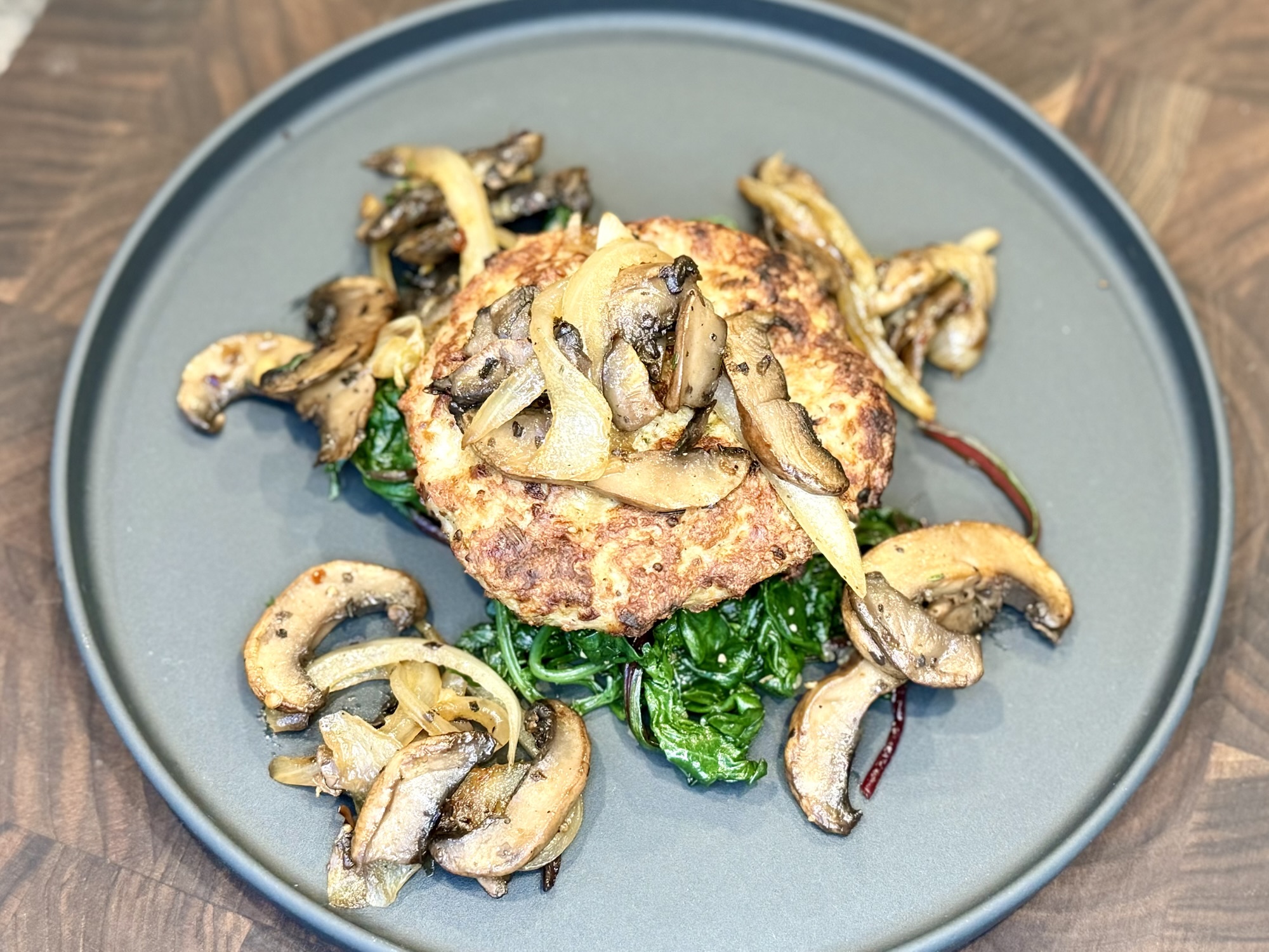 Healthy Broiled Chicken Patties